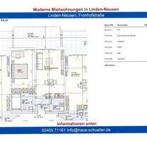 Neubau In Würselen, helle 2-Zimmer Wohnung, mit EBK & Terrasse