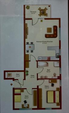 Foto - Moderne 3 Zimmer Wohnung in Neuhaus a.Inn