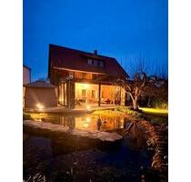 Saniertes Fachwerkhaus mit riesigem Wintergarten, Teich, Galerie - Königslutter am Elm