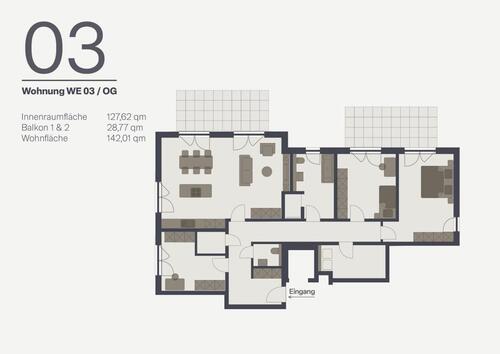 Foto - 4 Zimmer Terrassenwohnung zum Kaufen in Mehring