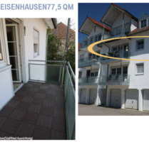 Helle 3-Zimmer-Wohnung mit Balkon in Geisenhausen - Altfraunhofen