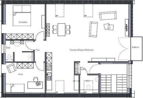 Foto - Kernsanierte 2 - 4,5 Zimmer Wohnungen in Pflaumheim, KFW 70 EE