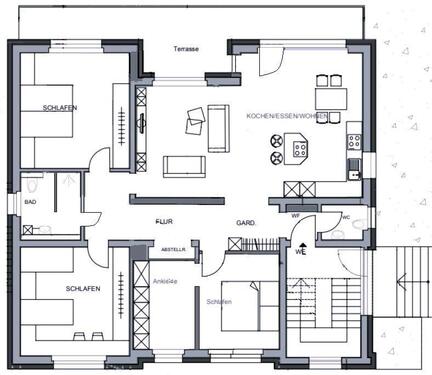 Foto - 3 Zimmer Etagenwohnung zur Miete in Großostheim
