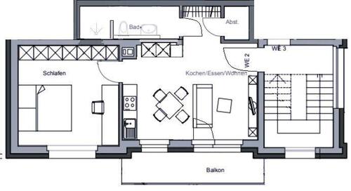 Foto - 3 Zimmer Etagenwohnung in Großostheim