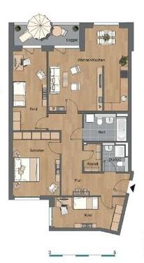 Foto - Große 4 Zimmer Wohnung - Alter Posthof