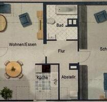 Schöne u. geräumige 2,5-Zi-DG Wohnung ab 1.5. in Veitshöchheim