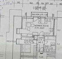 Wunderschöne 2 Zi DG Wohnung mit durchdachtem Grundriss & Balkon - Burgkirchen an der Alz