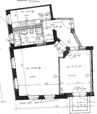 Foto - 2 Zimmer Etagenwohnung zur Miete in Halle (Saale)