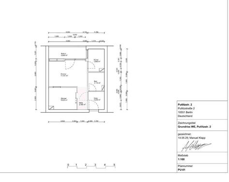 Foto - 1 Zimmer Etagenwohnung in Berlin