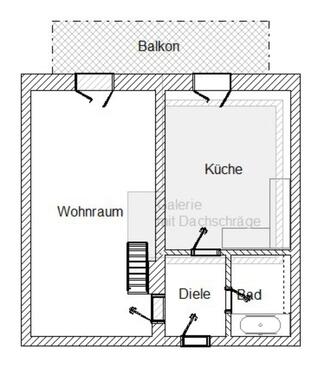 Foto - Wohnung mit Charme - 590,00&nbsp;EUR Kaltmiete, ca.&nbsp; 65,00&nbsp;m&sup2;