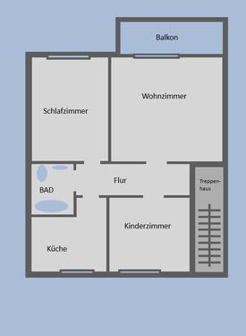 Foto - Etagenwohnung in Emmerich am Rhein zur Miete
