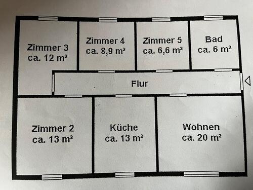 Foto - 6 Zimmer Etagenwohnung zur Miete in Oberlungwitz