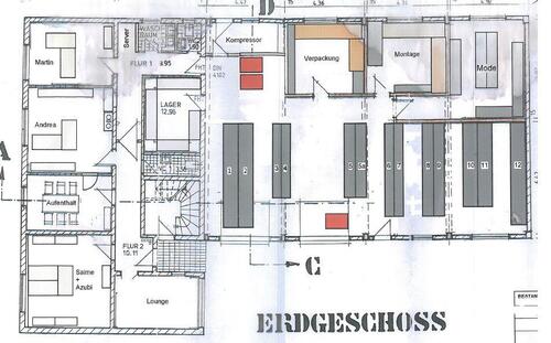 Foto - Produktionshalle und Büro im Gewerbegebiet von Kempten