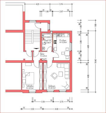 Foto - Etagenwohnung zur Miete in Bochum