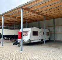 Überdachter Stellplatz für Wohnmobil oder Wohnwagen - Marienheide