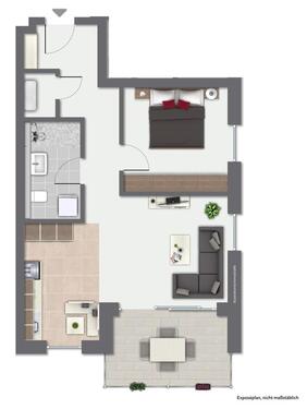 Foto - 2.5 Zimmer Etagenwohnung zur Miete in Rottweil