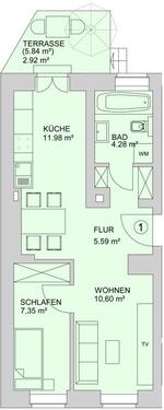 Foto - 2 Zimmer Erdgeschoßwohnung in Zwickau