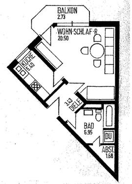 Foto - 1 Zimmer Etagenwohnung zur Miete in Augsburg