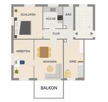 75qm 4 Zimmer Wohnung Friedrichshafen Hohenstauffenplatz