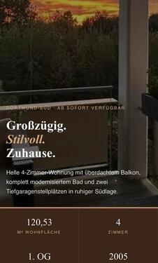 Foto - Helle 4-Zimmer Wohnung im Dortmunder Süden - Nähe Phönixsee