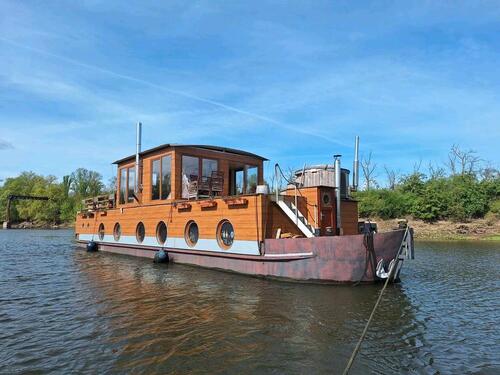 Foto - Großzügiges Hausboot mit Wintergarten & 2 Etagen – 23m x 5m
