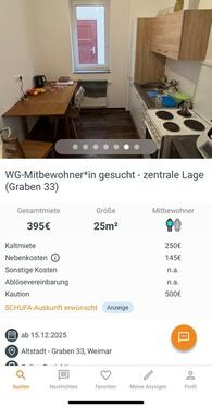 Foto - 1 Zimmer Etagenwohnung in Weimar