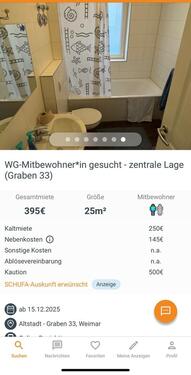 Foto - Etagenwohnung in Weimar zur Miete