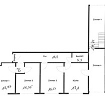 Großzügige 4,5 Zimmer Wohnung (113 m²) im EG – Top-Lage Stuttgart