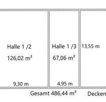 Halle zu vermieten mehrere Abteile - Greifswald