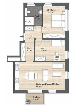 Foto - 3 Zimmer Etagenwohnung zur Miete in Münster