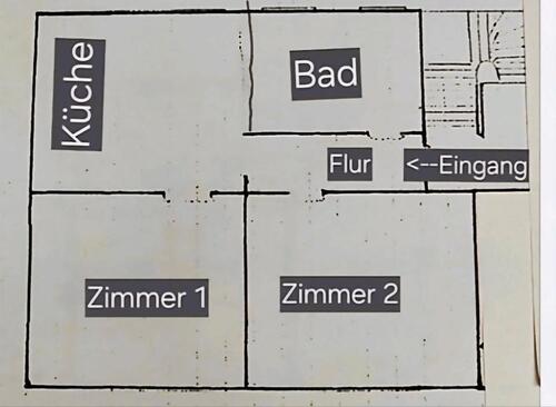 Foto - EG Wohnung, Löhne, 55qm - 380,00&nbsp;EUR Kaltmiete, ca.&nbsp; 55,00&nbsp;m&sup2;