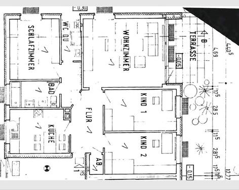 Foto - 4 Zimmer Wohnung in Erdgeschosslage im Ortskern Wardenburg, EBK