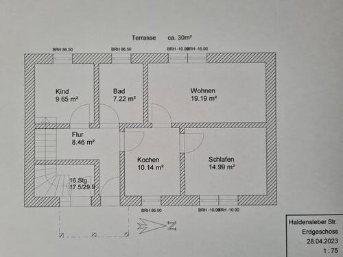 Foto - 3 Zimmer Erdgeschoßwohnung zur Miete in Erxleben