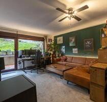 Möblierte 1,5 Zimmer Souterrainwohnung mit EBK & großer Terrasse - Bochum Bochum-Nord