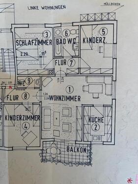 Foto - 4 Zimmer Etagenwohnung zur Miete in Bad Neustadt an der Saale
