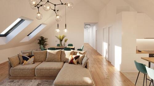 Foto - 5 Zimmer Dachgeschoßwohnung zur Miete in Steinweiler