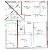 81 m² im EG, 2 Zi +Kü +EBK +Bad +Abstellr. in Neuenwalde ab 1226 - Geestland
