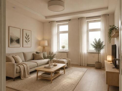 Foto - Teil- modernisierte 2,5-Zimmer-Wohnung mit neuer Einbauküche & ho