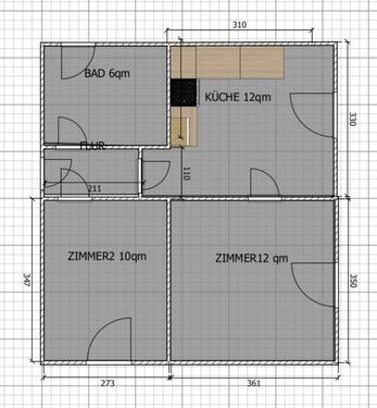Foto - 2 Zimmer Dachgeschoßwohnung in Oettingen in Bayern