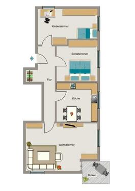 Foto - 3.5 Zimmer Etagenwohnung zur Miete in Marl