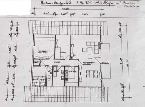 Foto - 3.5 Zimmer Dachgeschoßwohnung in Steißlingen