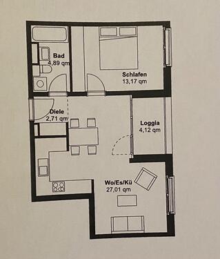 Foto - Moderne 2-Zimmer-Wohnung im Neubaugebiet Obersendling