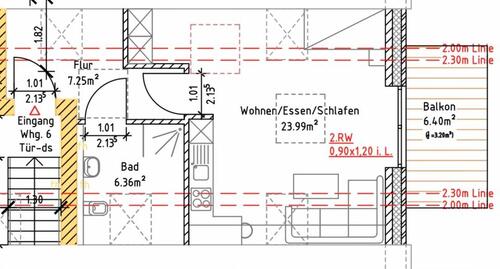 Foto - Studio Neubauwohnung 40 m² – Balkon – Stellplatz