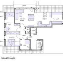 Schöne neue Dachgeschoßwohnung mit Balkon in Heiden