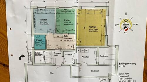 Foto - 2-Zimmer-Wohnung - 900,00&nbsp;EUR Kaltmiete, ca.&nbsp; 65,00&nbsp;m&sup2;