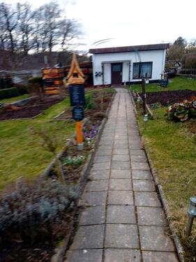 Foto - Pachtgarten nahe Nordhausen mit Gartenhaus