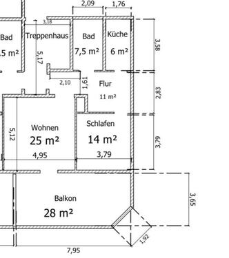 Foto - Helle 2-Zimmer Wohnung im 1. OG mit großer Dachterasse in BS