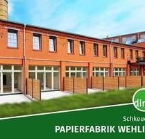 ERSTBEZUG sanierte Papierfabrik | Maisonette-Whg. mit Südwest-Terrasse, Garten, Gäste-WC, HWR u.v.m. - Schkeuditz
