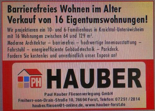 Foto - Etagenwohnung zum Kaufen in Kraichtal