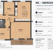 3 attraktive WG-Zimmer in Lö-Hauingen - ruhig, modern & hell - Lörrach Brombach